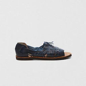 Chamula Sayulita Huarache Sandal - Navy Blue - Size 7